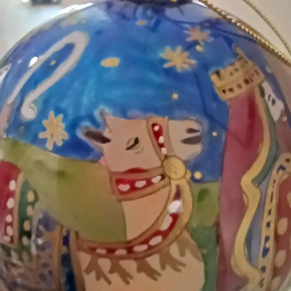 Pier 1 Imports Li Bien LI Bien Christmas Ornament Glass 4